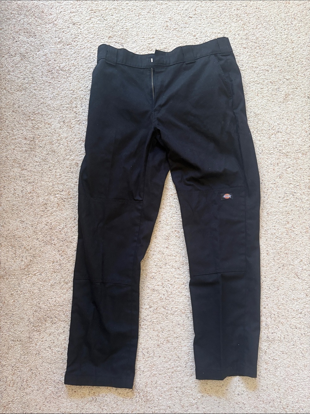 Dickies Men's Black Straight Work Chinos